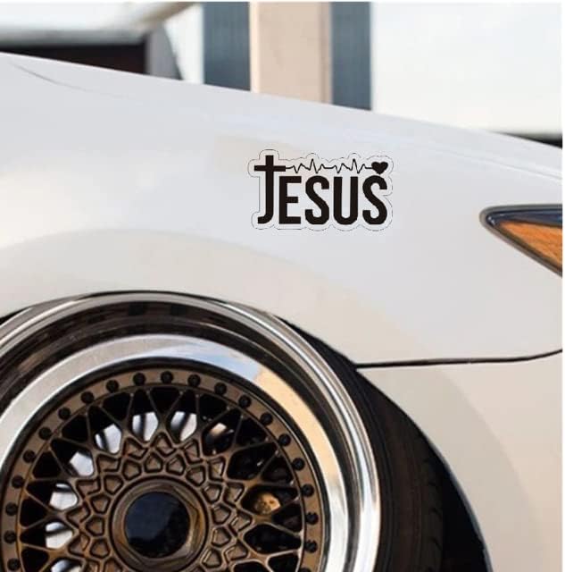 Christian Emblem Relious Sticker BLACK ($1.75x30unit)