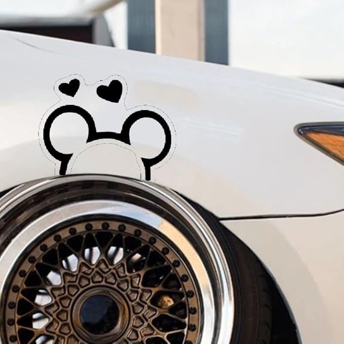 Cartoon Mouse Shape Sticker BLACK ($1.75x30unit)