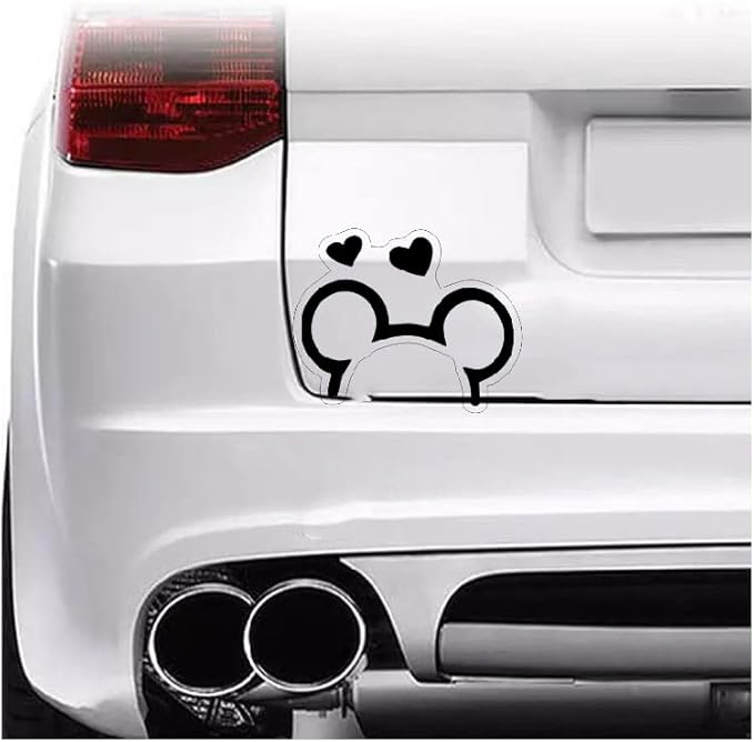 Cartoon Mouse Shape Sticker BLACK ($1.75x30unit)