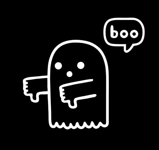 Funny Anime Ghost Car Sticker Boo (1.75x30)