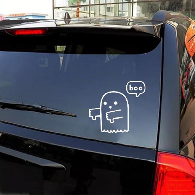 Funny Anime Ghost Car Sticker Boo (1.75x30)