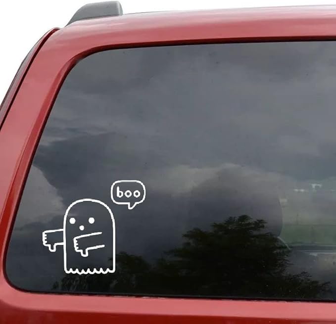 Funny Anime Ghost Car Sticker Boo (1.75x30)