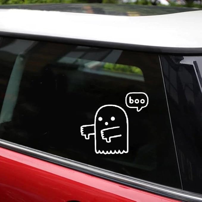 Funny Anime Ghost Car Sticker Boo (1.75x30)