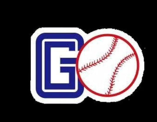 Baseball Auto Decals, Baseball Sport Support Vinyl Decal (1.75x30)