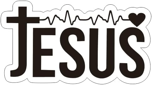 Christian Emblem Relious Sticker BLACK ($1.75x30unit)