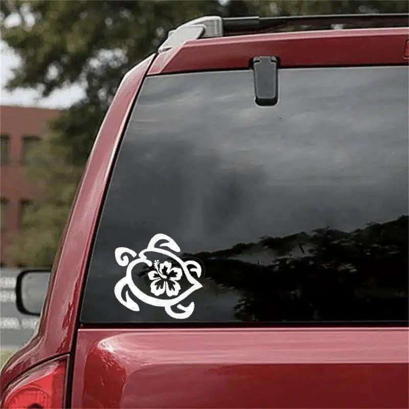 Flower Design on Turtle Car Decal ($1.75x30unit)